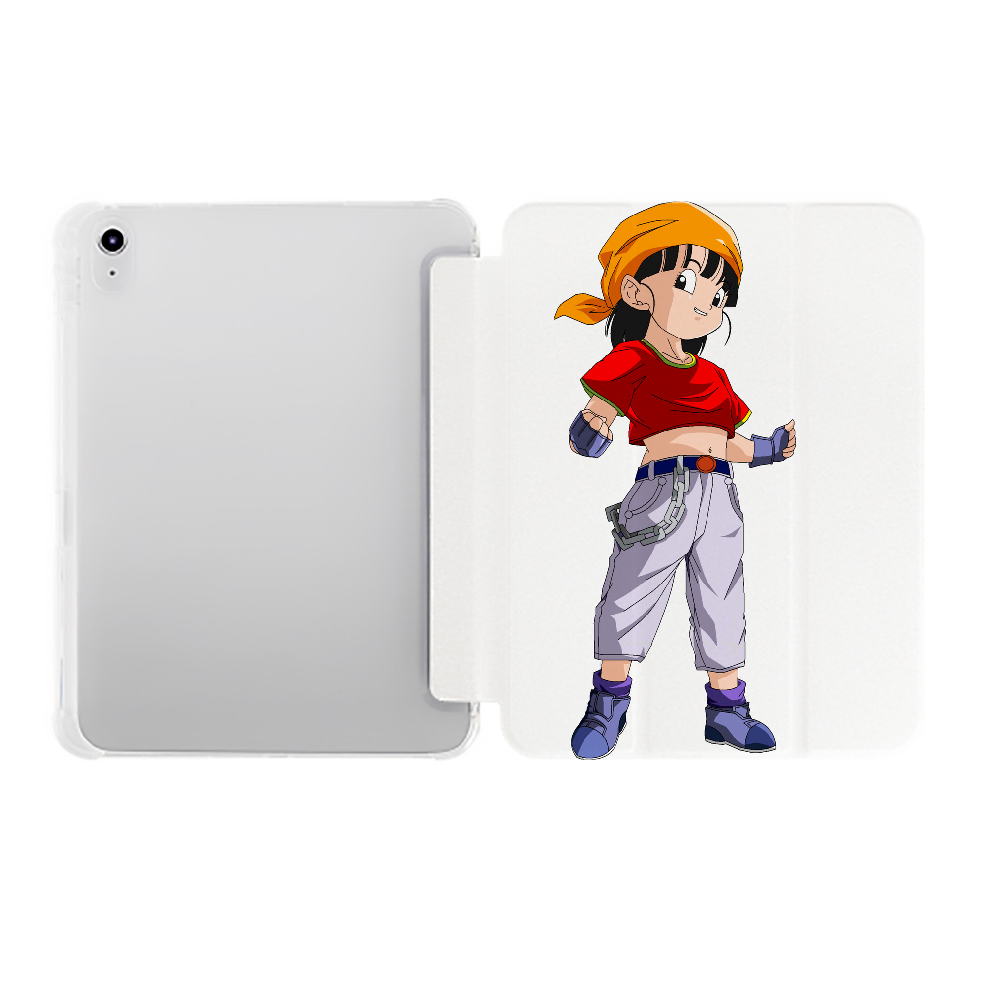 （画像用） ドラゴンボール パン DRAGON BALL Pan IPad ケース ペン収納付き 三つ折りスタンド PUレザー×シリコン 対応機種9.5/10.5/10.9インチ